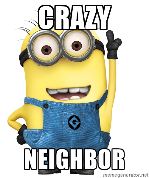 CRAZY NEIGHBOR
